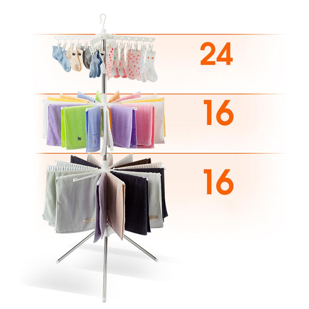 Baby Clothing Drying Rack - 3 Katlı Katlanabilir Kurutma Rafı Paslanmaz