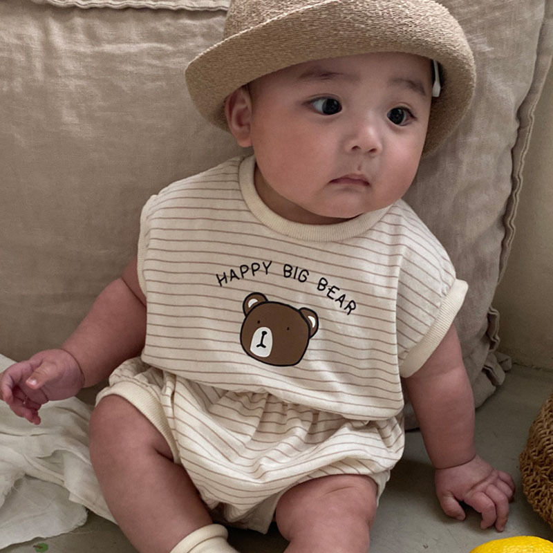 Baby Clothing Korea - 2025 Yaz Yeni Bebek Sevimli Ayı