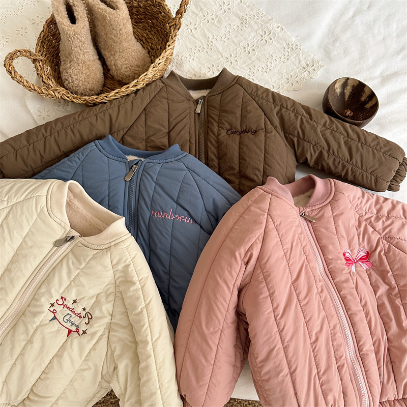 Baby Clothing Industry - Kız Çocuk Mont 2025 Sonbahar Kış