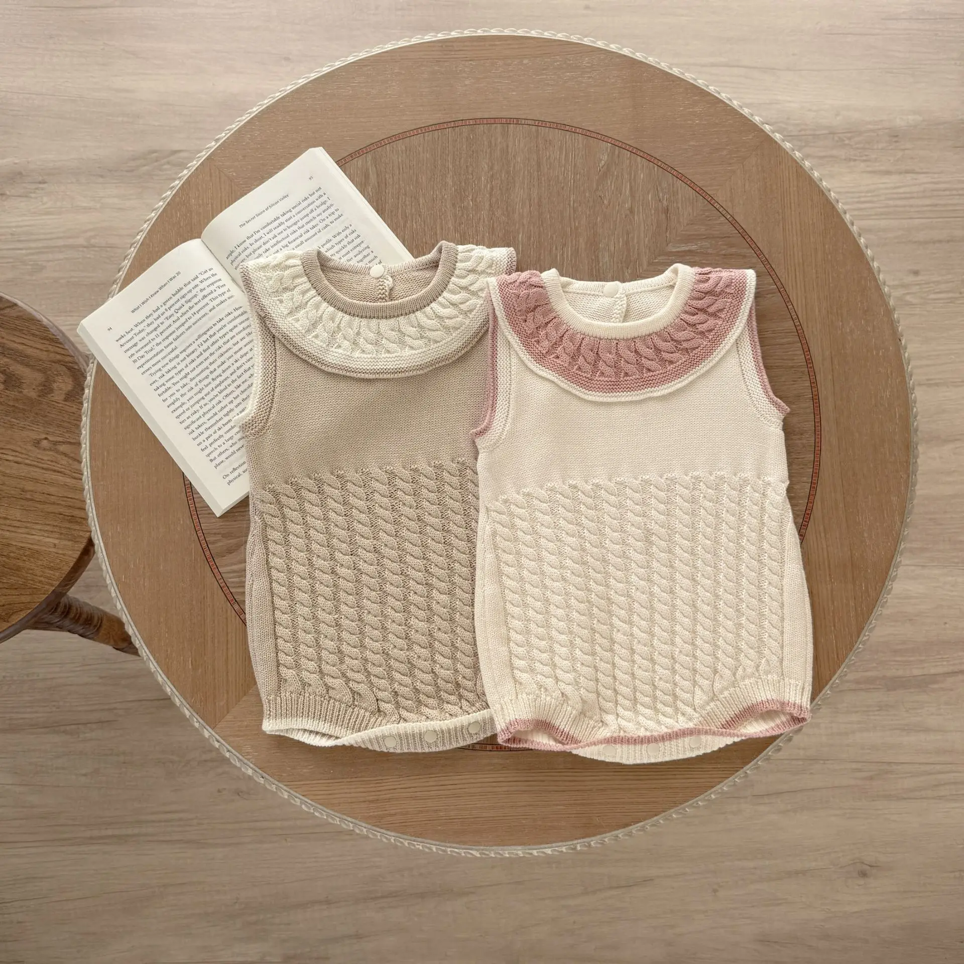 Bamboo Bodysuit Baby - Yazlık Örgü 0-2 Yaş Bebek Kız