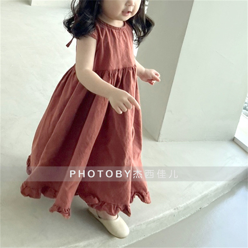 Baby Clothing Korea - Kore Versiyonu Bebek Kız Yazlık Elbise