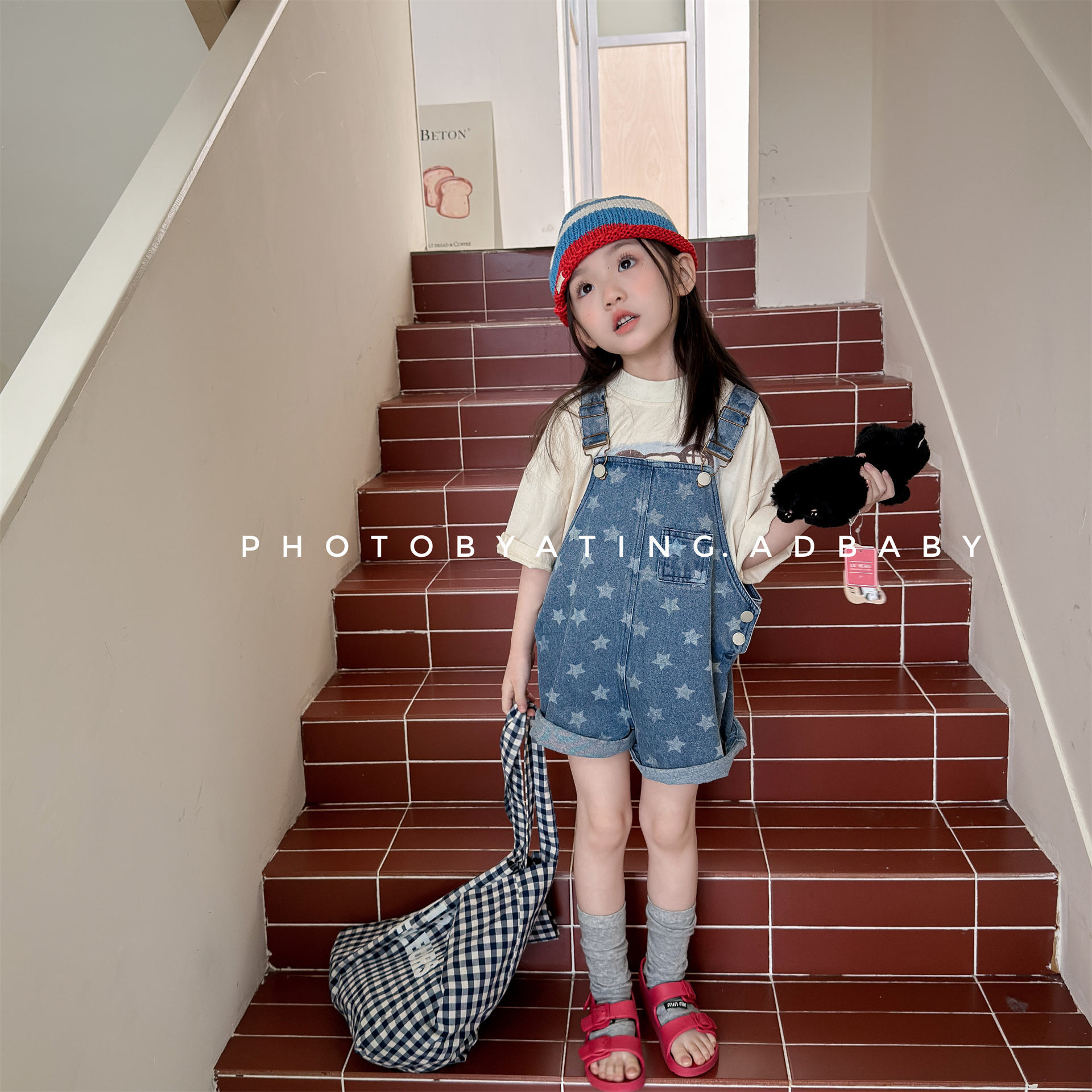 Baby Overall Denim - 2026 Yaz Yeni Çocuk Denim Tulum