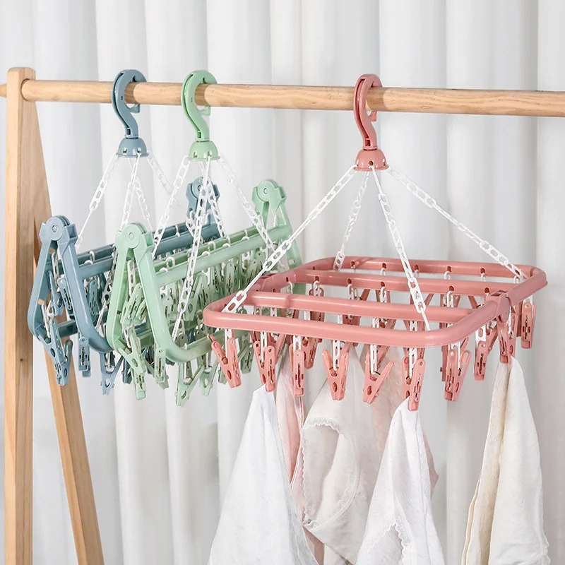 32 Klipsli Elbise Kurutma Askı - Baby Clothing Drying Rack incelemesi ve fiyatı