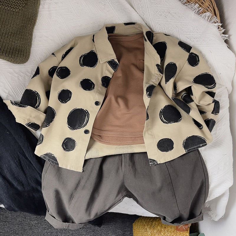 Kore çocuk gömlek ilkbahar ve  - Baby Clothing Korea incelemesi ve fiyatı