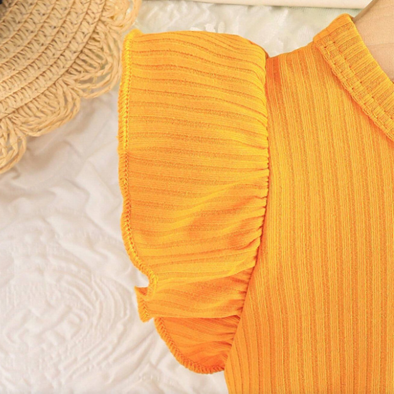 (0-3 Yaşındaki Bebek Kız Elbis - Baby Clothing Yellow incelemesi ve fiyatı