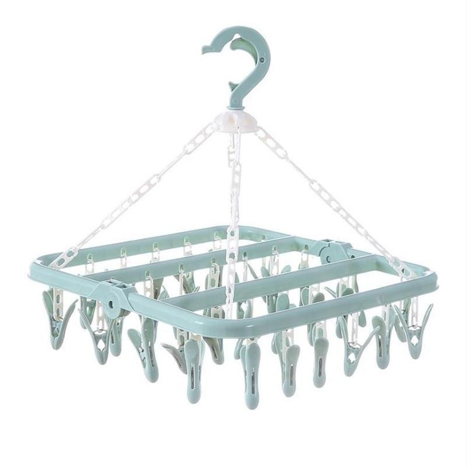 1 adet 32 klipsli katlanır elb - Baby Clothing Drying Rack incelemesi ve fiyatı