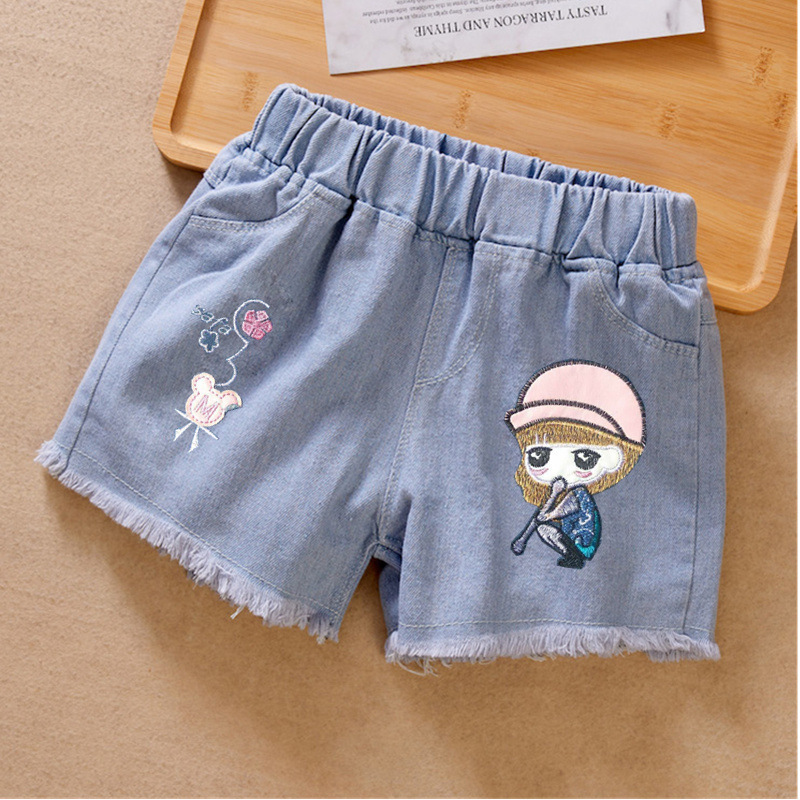 Yaz Kızlar Kot Şort Moda Elast - Baby Clothing Korea incelemesi ve fiyatı