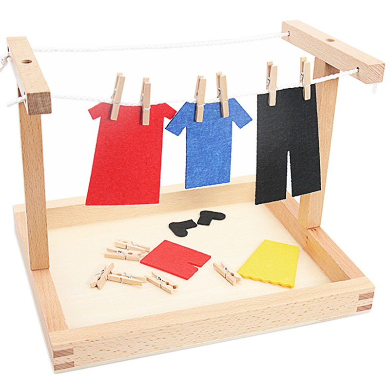Bebek Montessori Ahşap DIY Min - Baby Clothing Kit incelemesi ve fiyatı